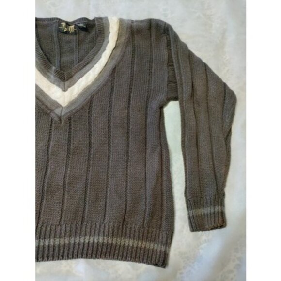 Vintage Fluid V Neck Pullover Sweater Sz Large - Picture 4 of 6